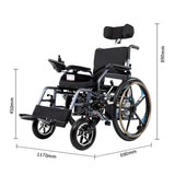 Ergonomic Wheelchair with 12Ah Battery