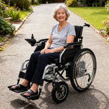 Ergonomic Wheelchair with 12Ah Battery