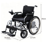 Ergonomic Wheelchair with 12Ah Battery