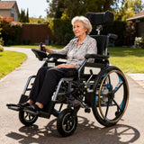 Ergonomic Wheelchair with 12Ah Battery