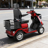 Eeeza Senior Scooter with 600W 48V 20Ah High-Power Motor, Red