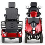 Eeeza Senior Scooter with 600W 48V 20Ah High-Power Motor, Red