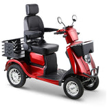 Eeeza Senior Scooter with 600W 48V 20Ah High-Power Motor, Red