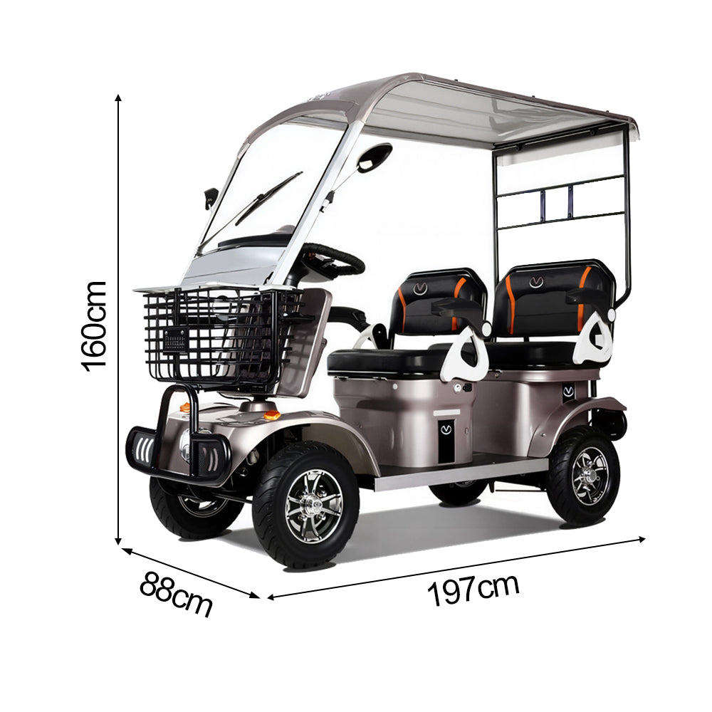 Eeeza E60 Electric Mobility Scooter with Long-Range, 650W 60V 20Ah
