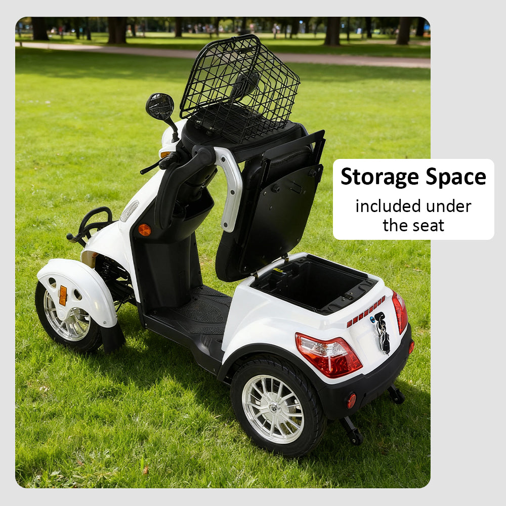 Jemeela B03 4-Wheel Electric Mobility Scooter, 500W, 150kg Max Load