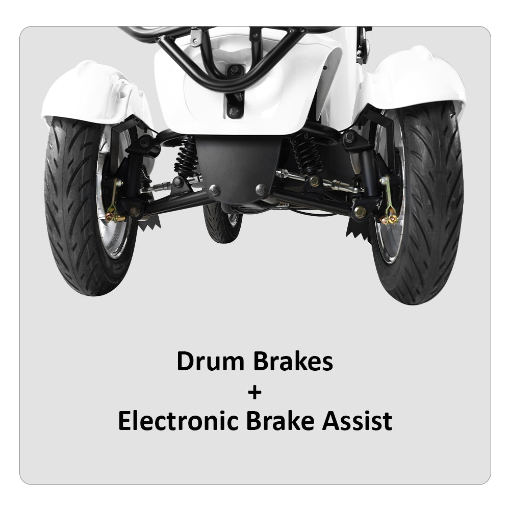 Jemeela B03 4-Wheel Electric Mobility Scooter, 500W, 150kg Max Load