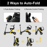 Eeeza MS310 Automatic Folding Mobility Scooter, 250W, 24V 5.2Ah