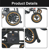 PINNACLE Featherlite Gen 3 Electric Wheelchair, Carbon Fiber
