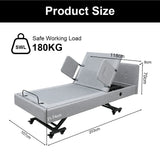 COMFORT CARE Dreame Lo-Lo Electric Adjustable Bed for Senior