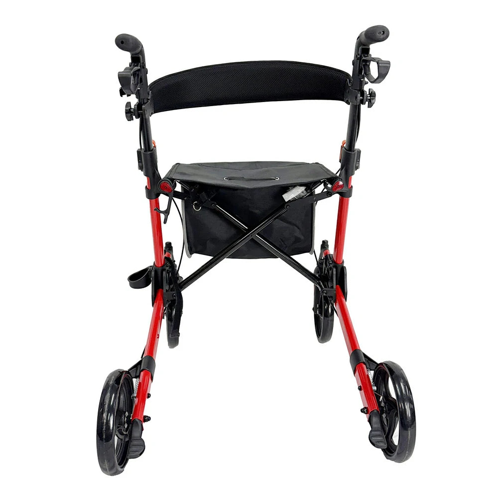 PINNACLE SteadyStep Double Fold Rollator, Aluminium