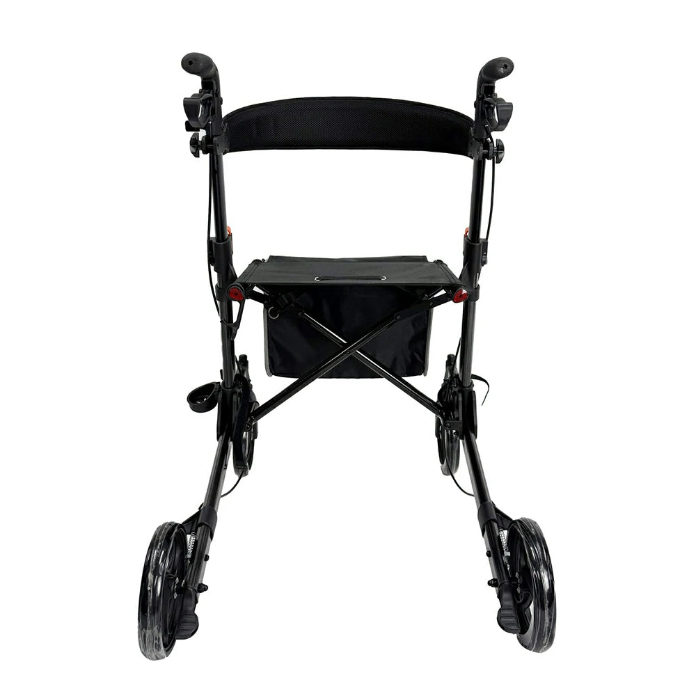 PINNACLE SteadyStep Double Fold Rollator, Aluminium