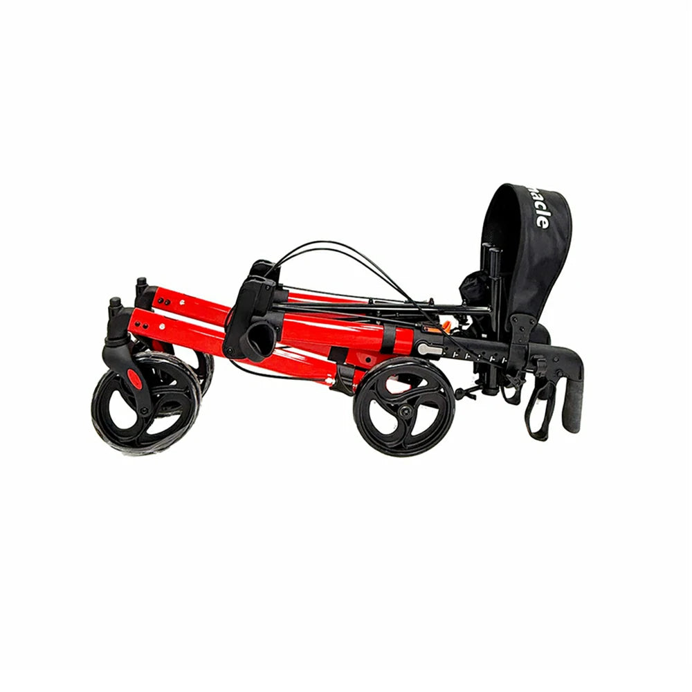 PINNACLE SteadyStep Double Fold Rollator, Aluminium