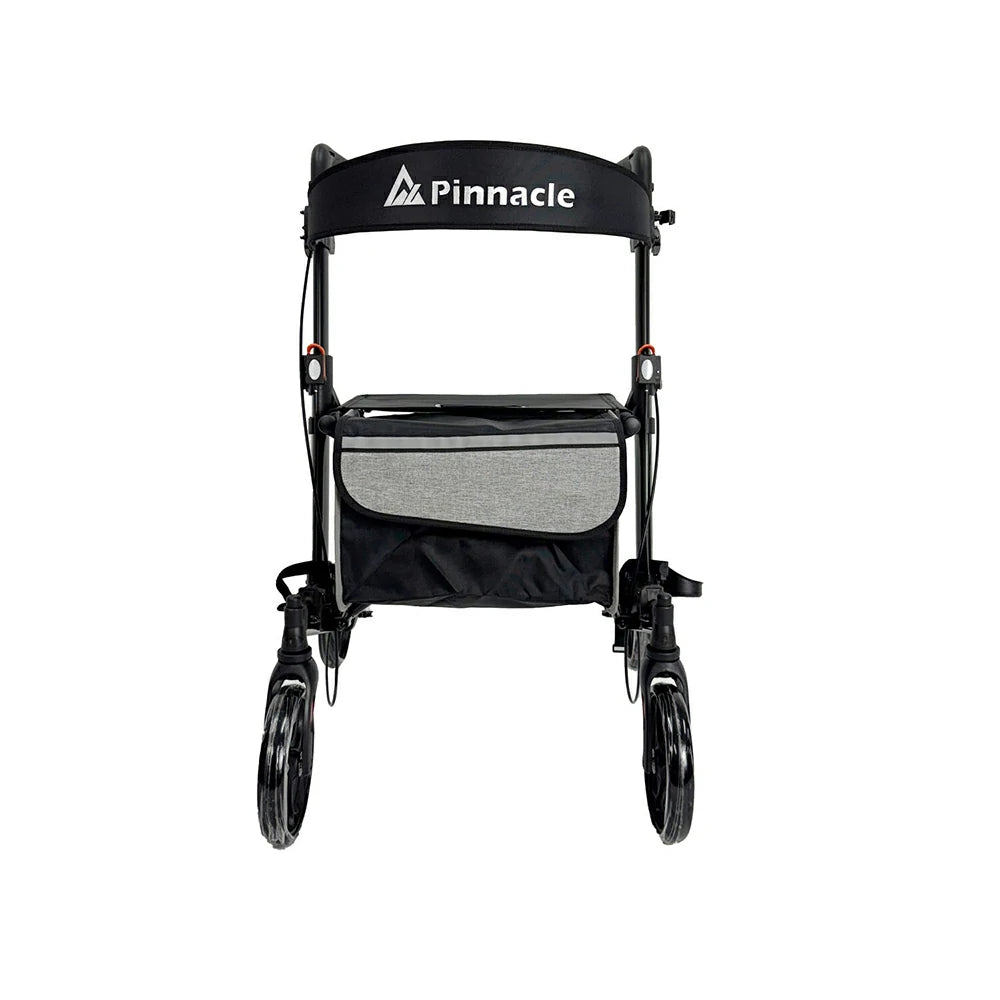 PINNACLE SteadyStep Double Fold Rollator, Aluminium