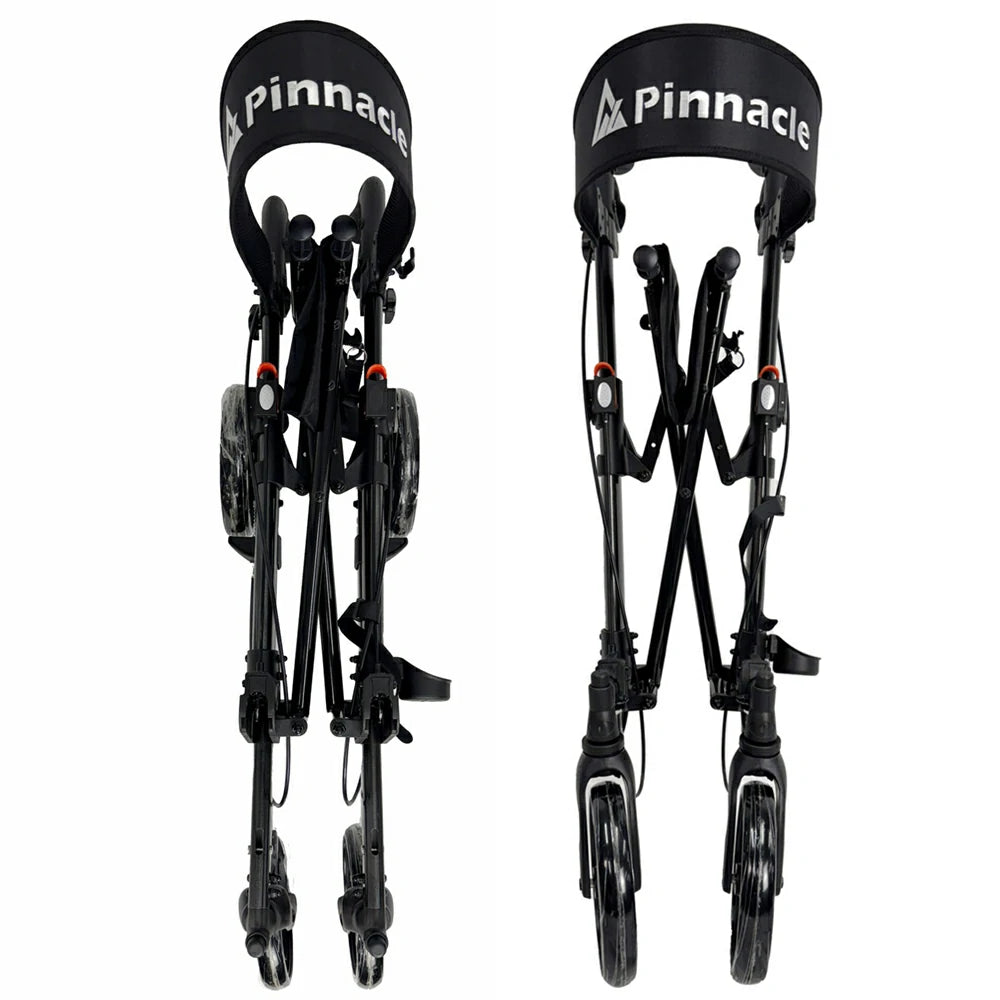 PINNACLE SteadyStep Double Fold Rollator, Aluminium