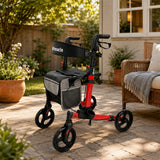 PINNACLE SteadyStep Double Fold Rollator, Aluminium
