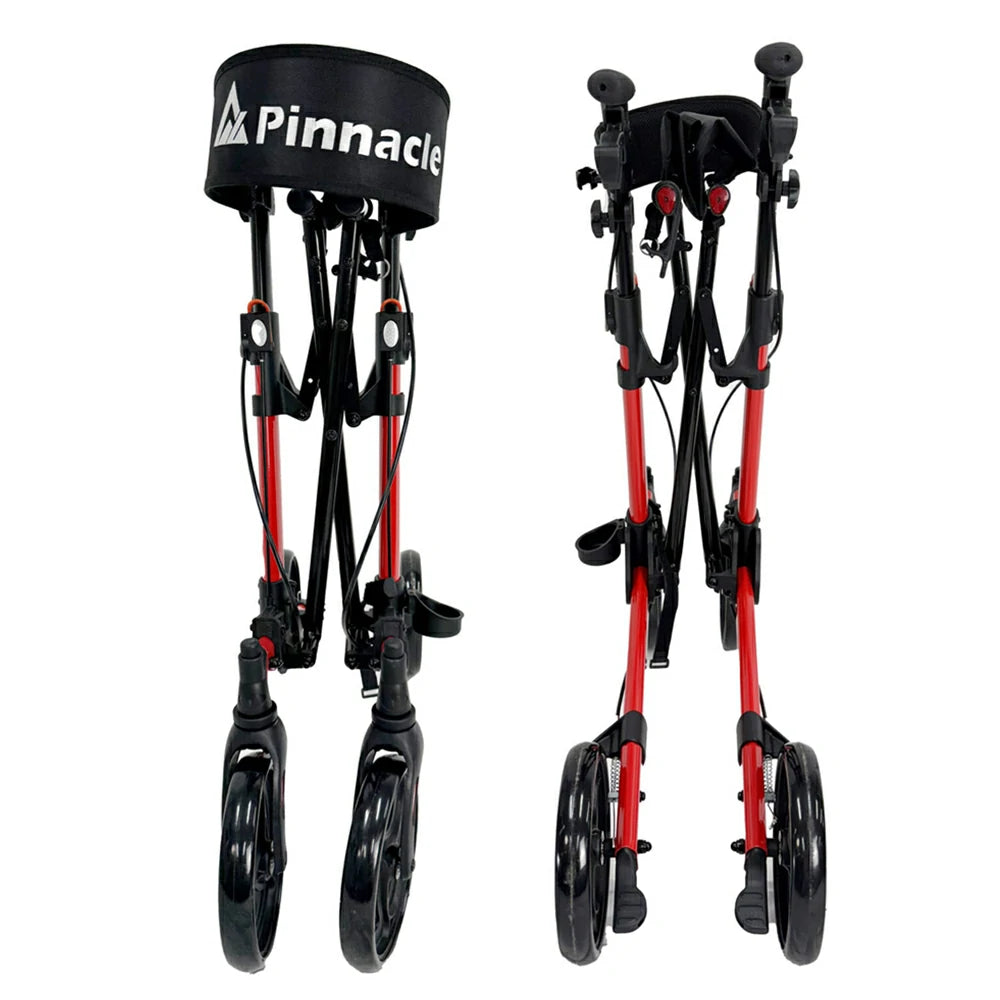 PINNACLE SteadyStep Double Fold Rollator, Aluminium
