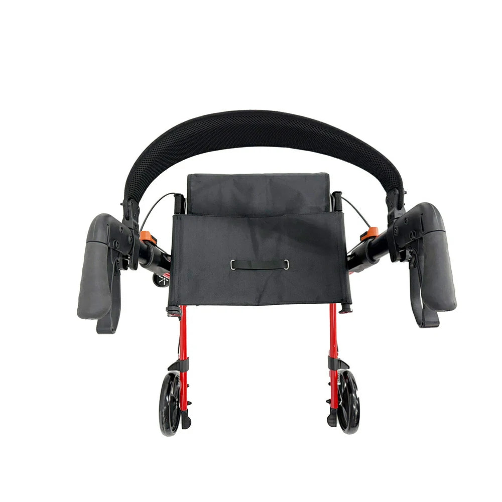 PINNACLE SteadyStep Double Fold Rollator, Aluminium
