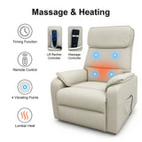 COMFORT CARE ZEN Dual Motor Massage Lift Recliner, Max Load 130 kg