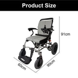 PINNACLE Glide Electric Wheelchair with Foldable Aluminium Frame