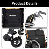 PINNACLE Ultraroll Pro Self-Propelling Wheelchair with Adjustable Fram