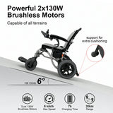 PINNACLE Glide Electric Wheelchair with Foldable Aluminium Frame