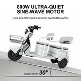 Eeeza C6 Electric Mobility Scooter, Max Range 35km, 800W 60V 32Ah