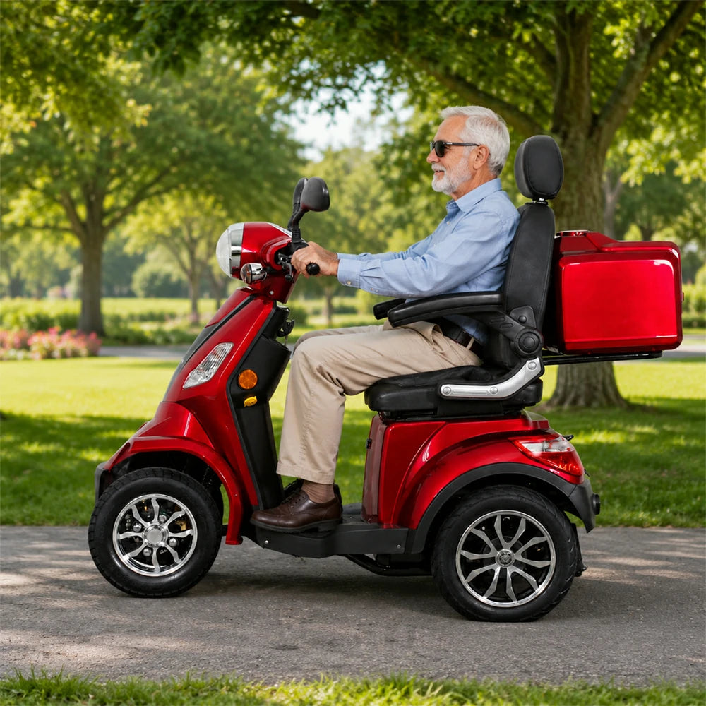 Jemeela B03N Electric Mobility Scooter with Crutch Hooks, 1000W, 25km/h