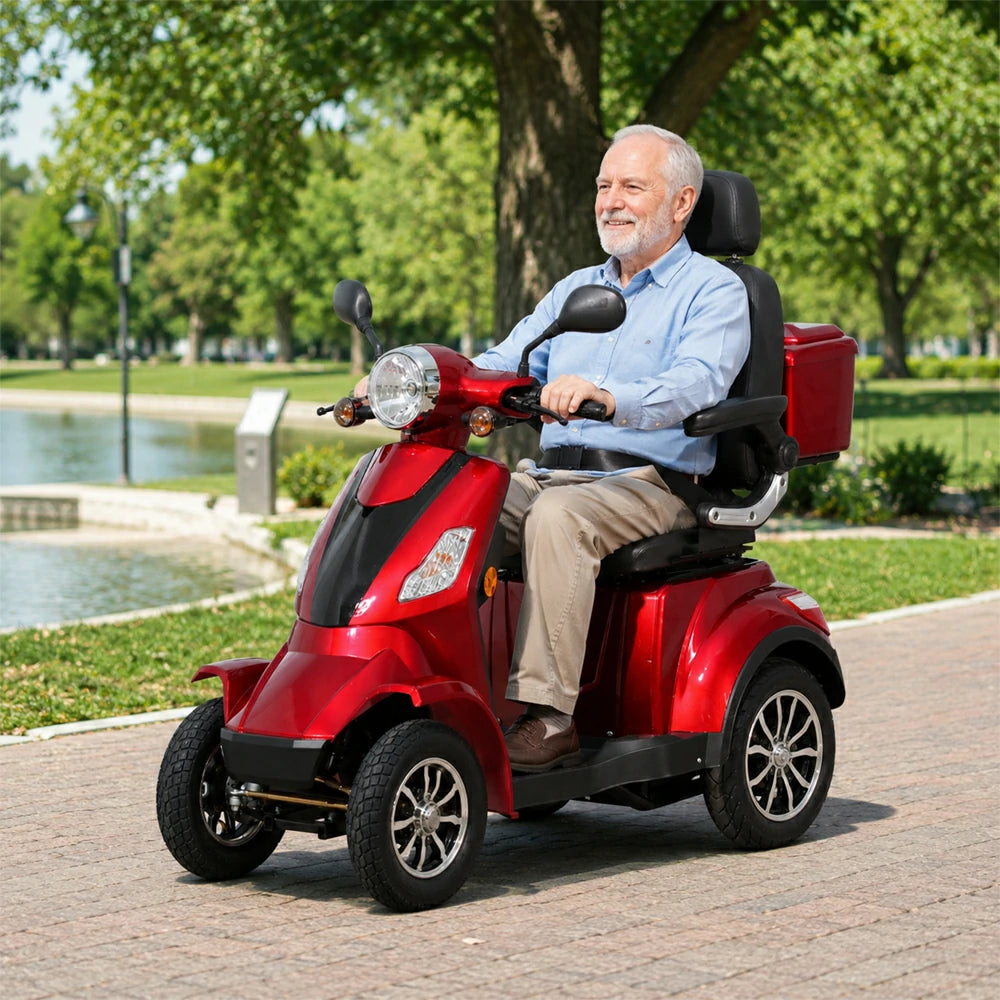 Jemeela B03N Electric Mobility Scooter with Crutch Hooks, 1000W, 25km/h