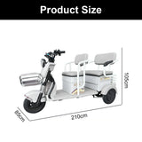 Eeeza C6 Electric Mobility Scooter, Max Range 35km, 800W 60V 32Ah