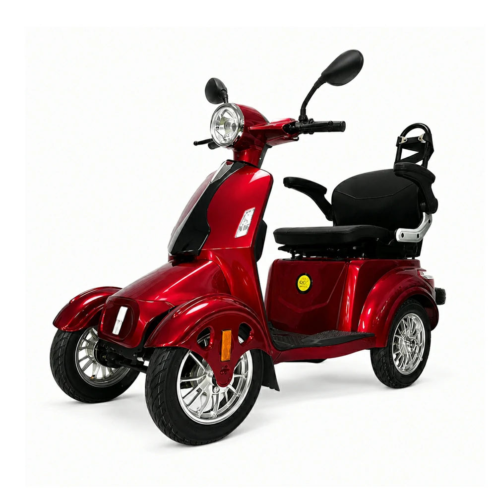 Jemeela 2D4L Electric Mobility Scooter With Golf Ball Rack, 500W 60V 2
