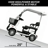 Jemeela E30 Electric Mobility Scooter, 650W 60V 20Ah