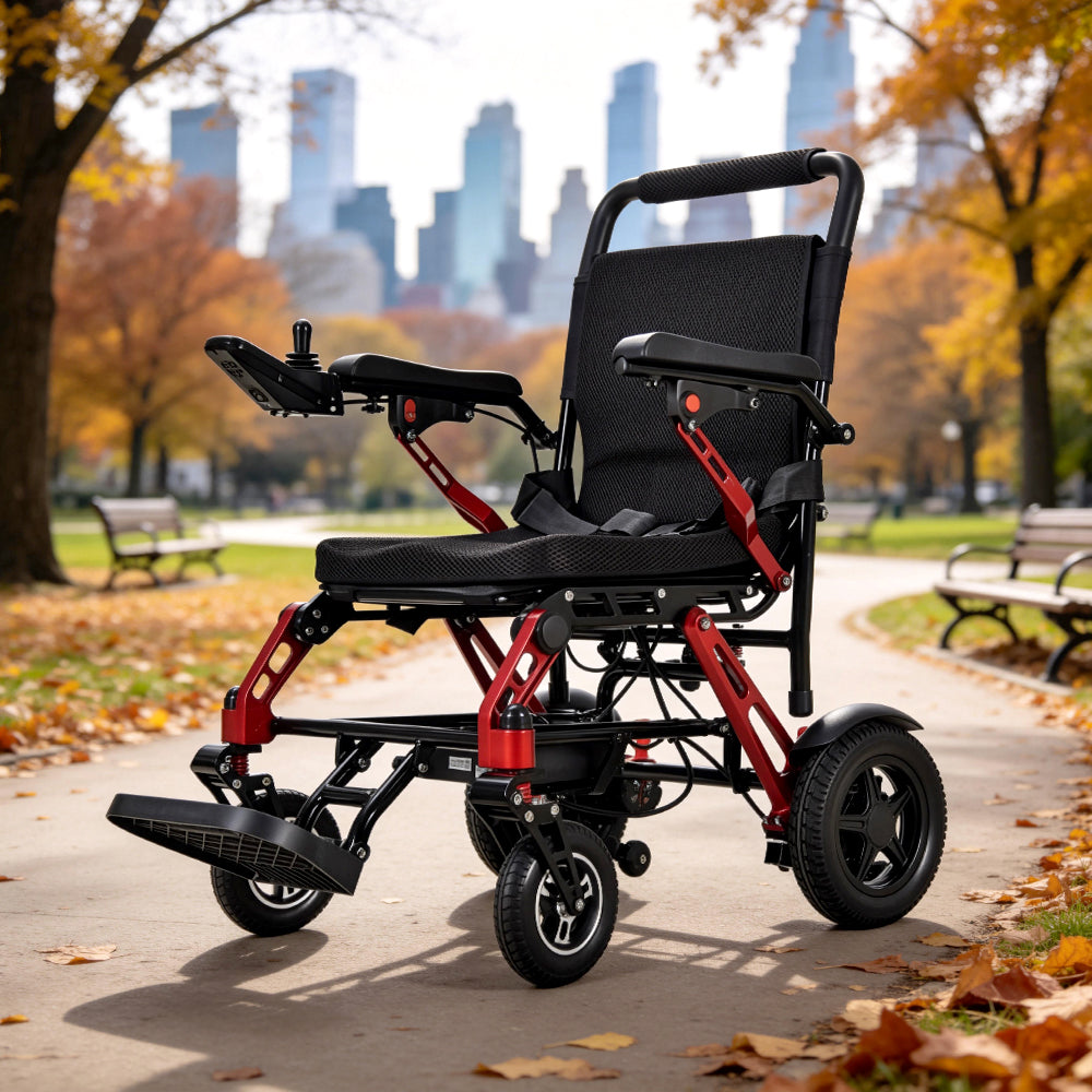 Eeeza Foldable Magnesium Alloy Electric Wheelchair With Brushless Motor