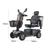 METRO W429P Foldable Electric Mobility Scooter, 500W 24V 52Ah