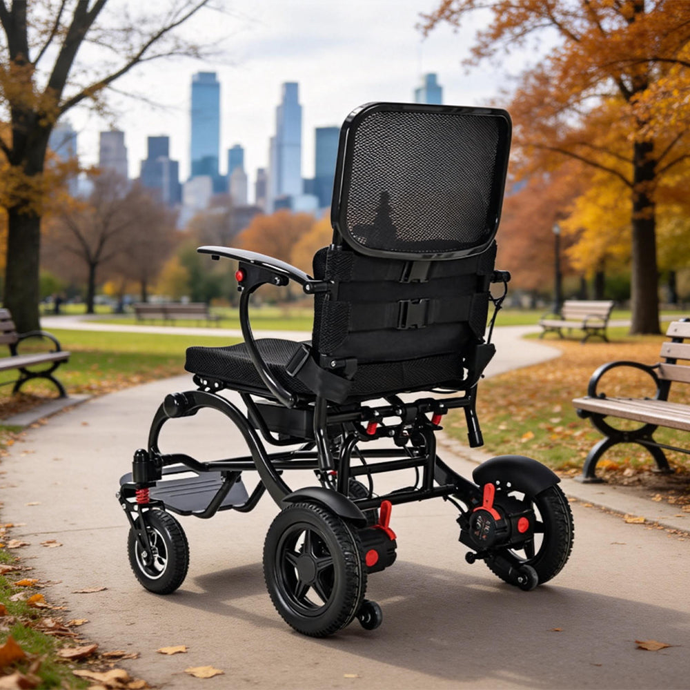 Eeeza Foldable Carbon Fiber Electric Wheelchair With Brushless Motor