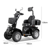 Eeeza DJD2D Foldable Electric Mobility Scooter, 1000W 60V 20Ah
