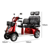 Eeeza JXY6D Adjustable Electric Mobility Scooter, 1000W 60V 20Ah