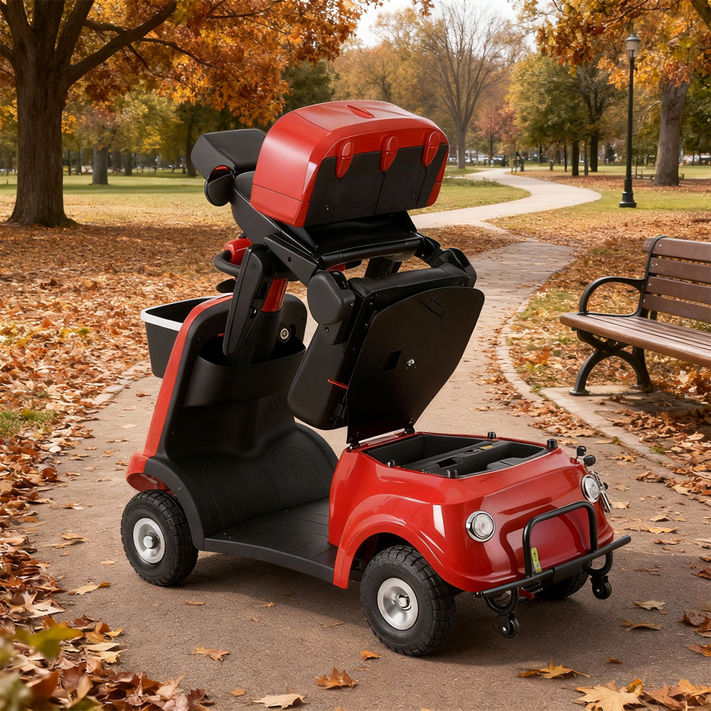 Eeeza XJK1D Adjustable Electric Mobility Scooter, 500W 48V 20Ah