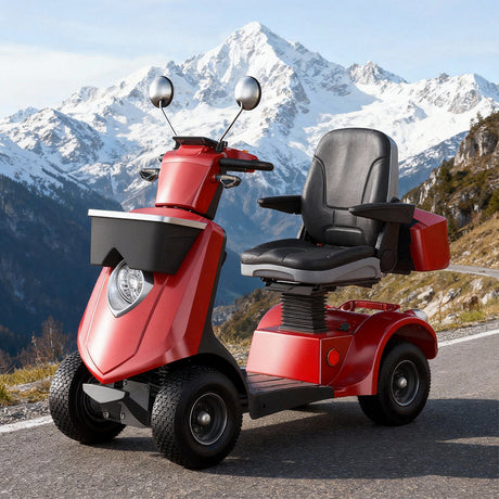 Eeeza BSH2D Adjustable Electric Mobility Scooter, 500W 48V 20Ah
