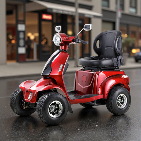 Eeeza AFDD Adjustable Electric Mobility Scooter, 1000W 60V 20Ah