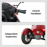 Jemeela B03B Mobility Scooter with Canopy & Windshield, 500W 60V20Ah