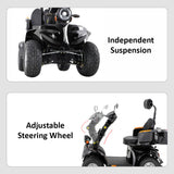 Eeeza DJD Adjustable Electric Mobility Scooter, 1000W 60V 20Ah