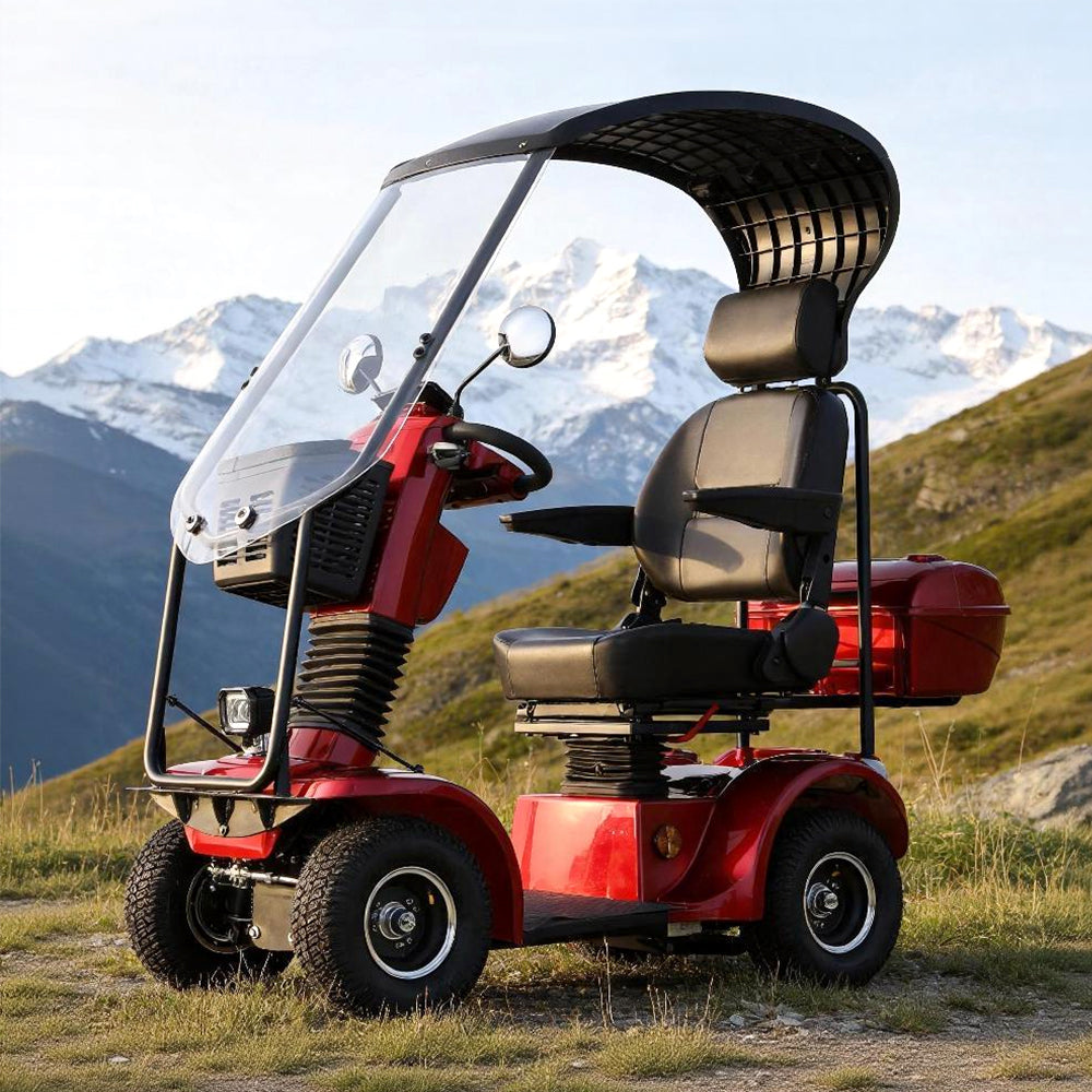 Jemeela Deluxe Mobility Scooter for Senior, 500W 48V Comfort Cruiser