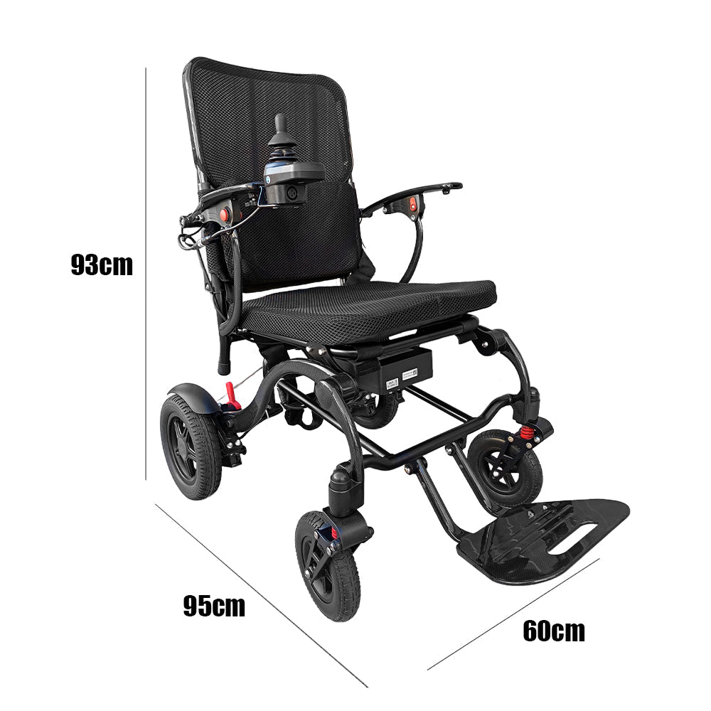 Eeeza Foldable Carbon Fiber Electric Wheelchair With Brushless Motor