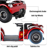 Jemeela Deluxe Mobility Scooter for Senior, 500W 48V Comfort Cruiser