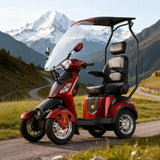Jemeela B03B Mobility Scooter with Canopy & Windshield, 500W 60V20Ah