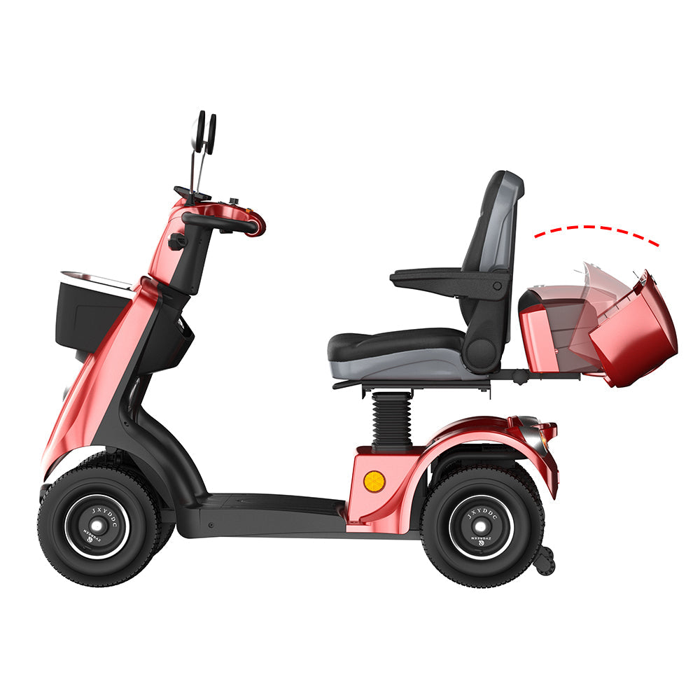 Eeeza BSH2D Adjustable Electric Mobility Scooter, 500W 48V 20Ah