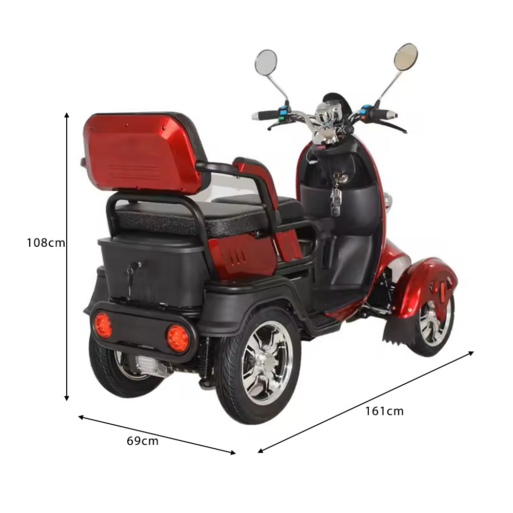Jemeela B23 Family Electric Mobility Scooter, 800W 48V 20Ah