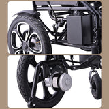 Jemeela 9000 Foldable Electric Wheelchair, Aluminum Alloy, 1-6km/h