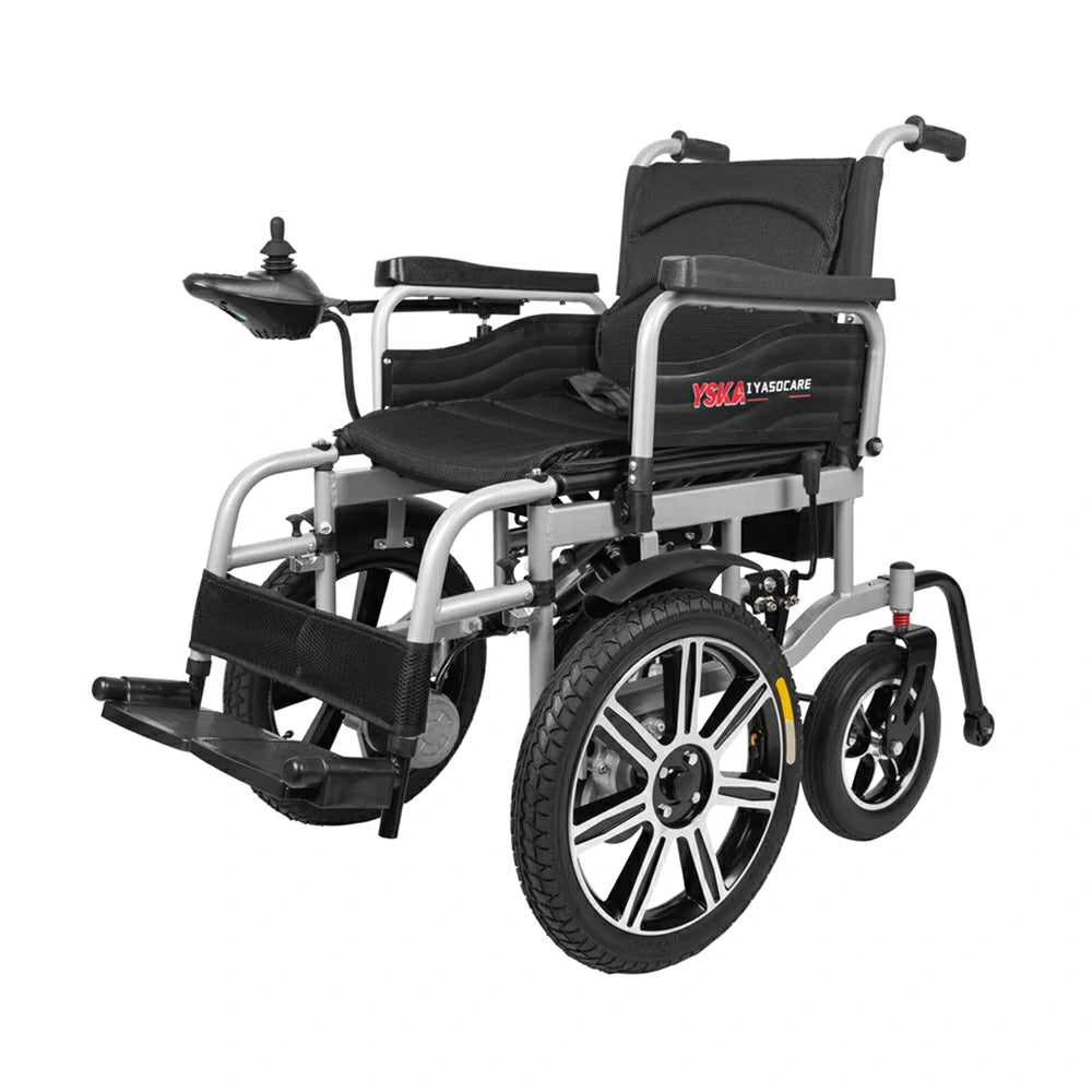 Jemeela 001 All-Terrain Electric Wheelchair, Max Loading 150kg, Black