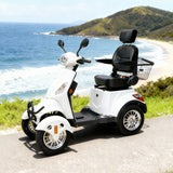 Eeeza 4-Wheel Electric Mobility Scooter with 3 Selectable Speed Modes and 500W Motor, 150kg Max Load
